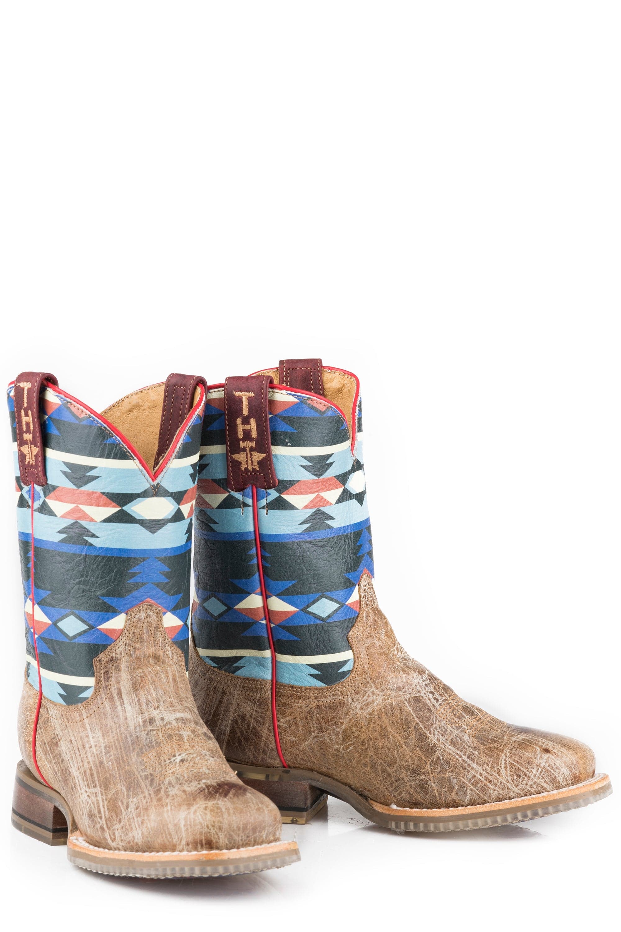 Tin Haul LITTLE GIRLS AWESOME AZTEC WITH BULL SKULL SOLE - Flyclothing LLC
