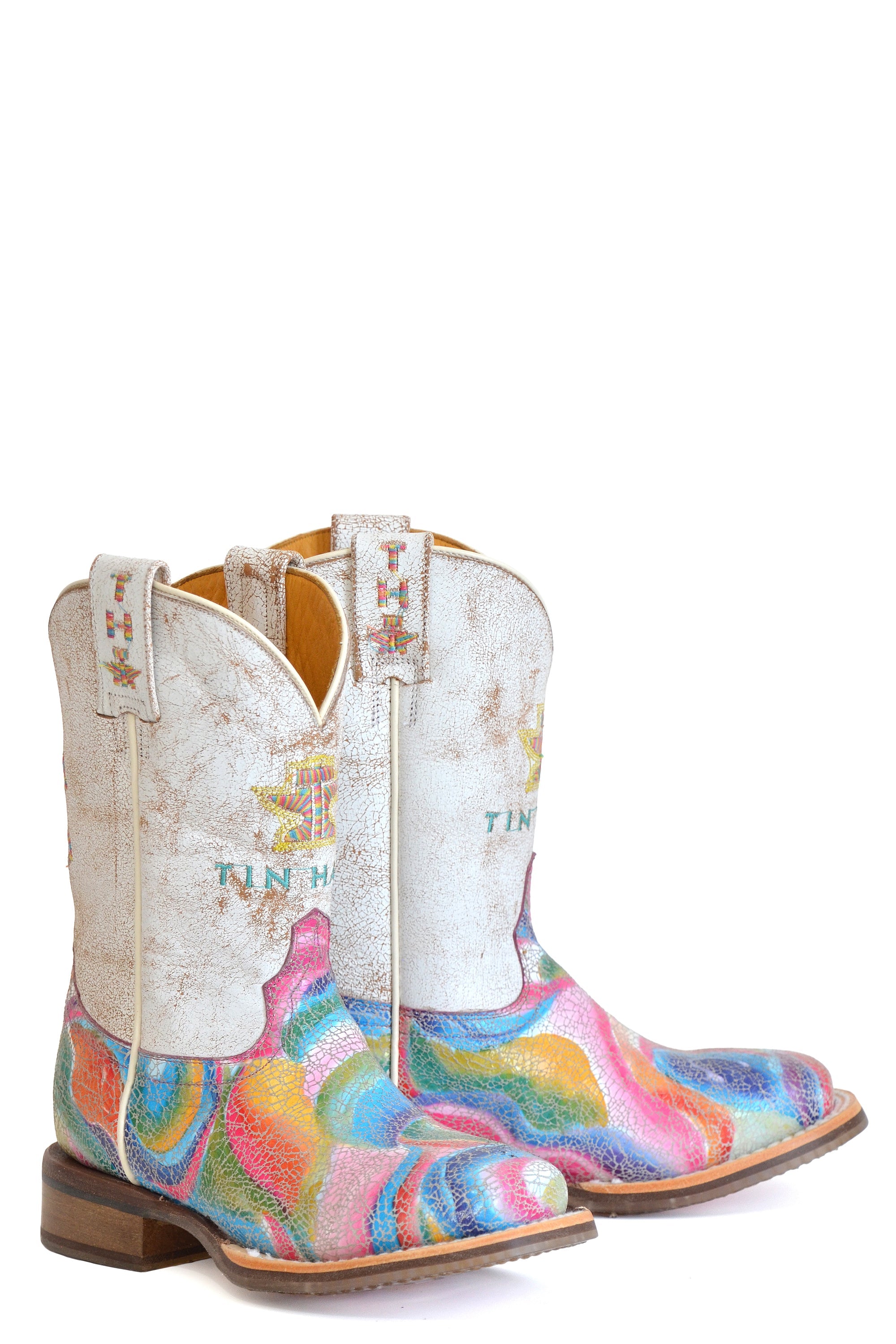 Tin Haul LITTLE GIRLS COLOR BURST WITH COWGIRL SOLE