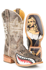 Tin Haul Mens Toastin A Gnarly Shark With Beer Girl Sole - Tin Haul - Flyclothing LLC
