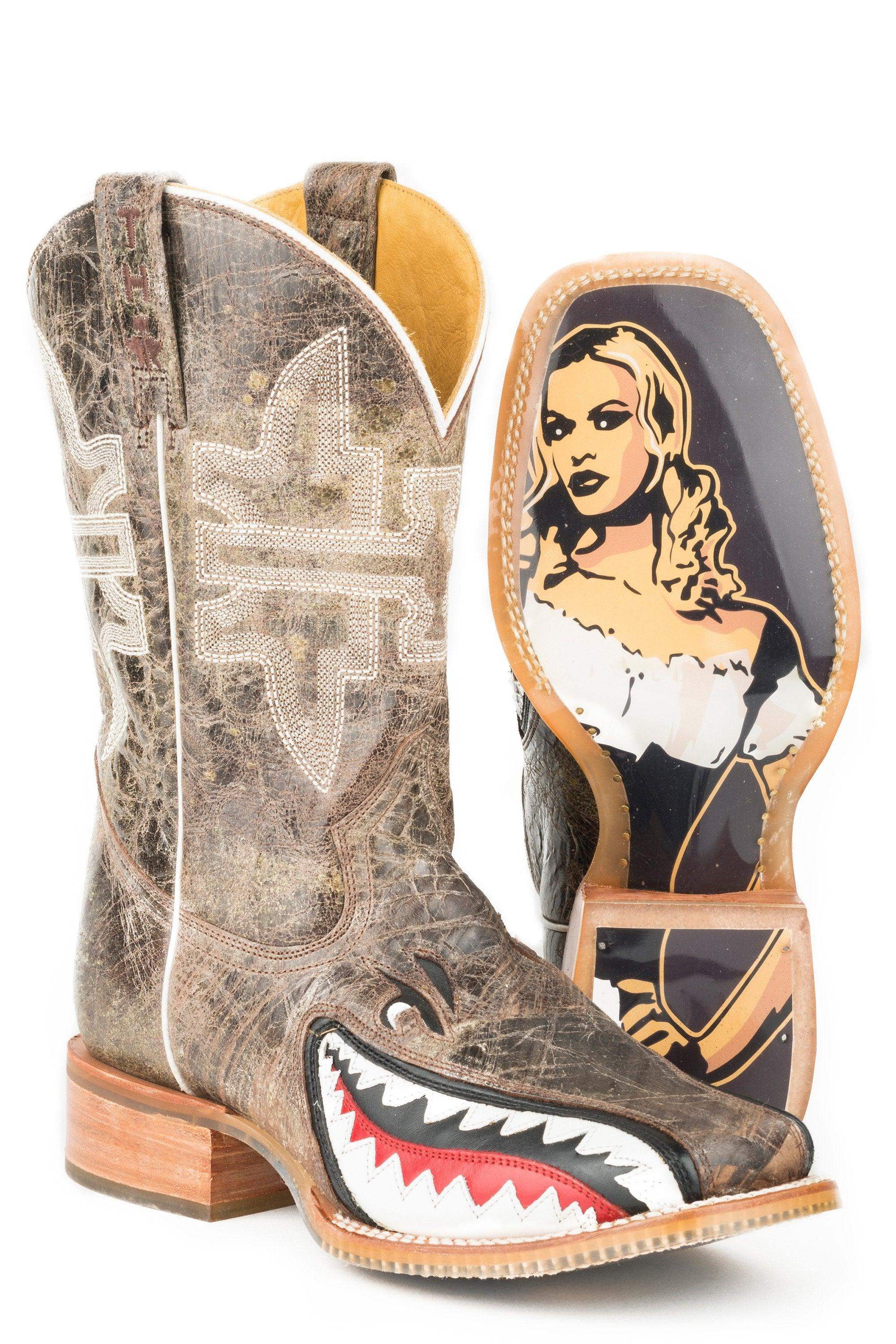 Tin Haul Mens Toastin A Gnarly Shark With Beer Girl Sole - Tin Haul - Flyclothing LLC