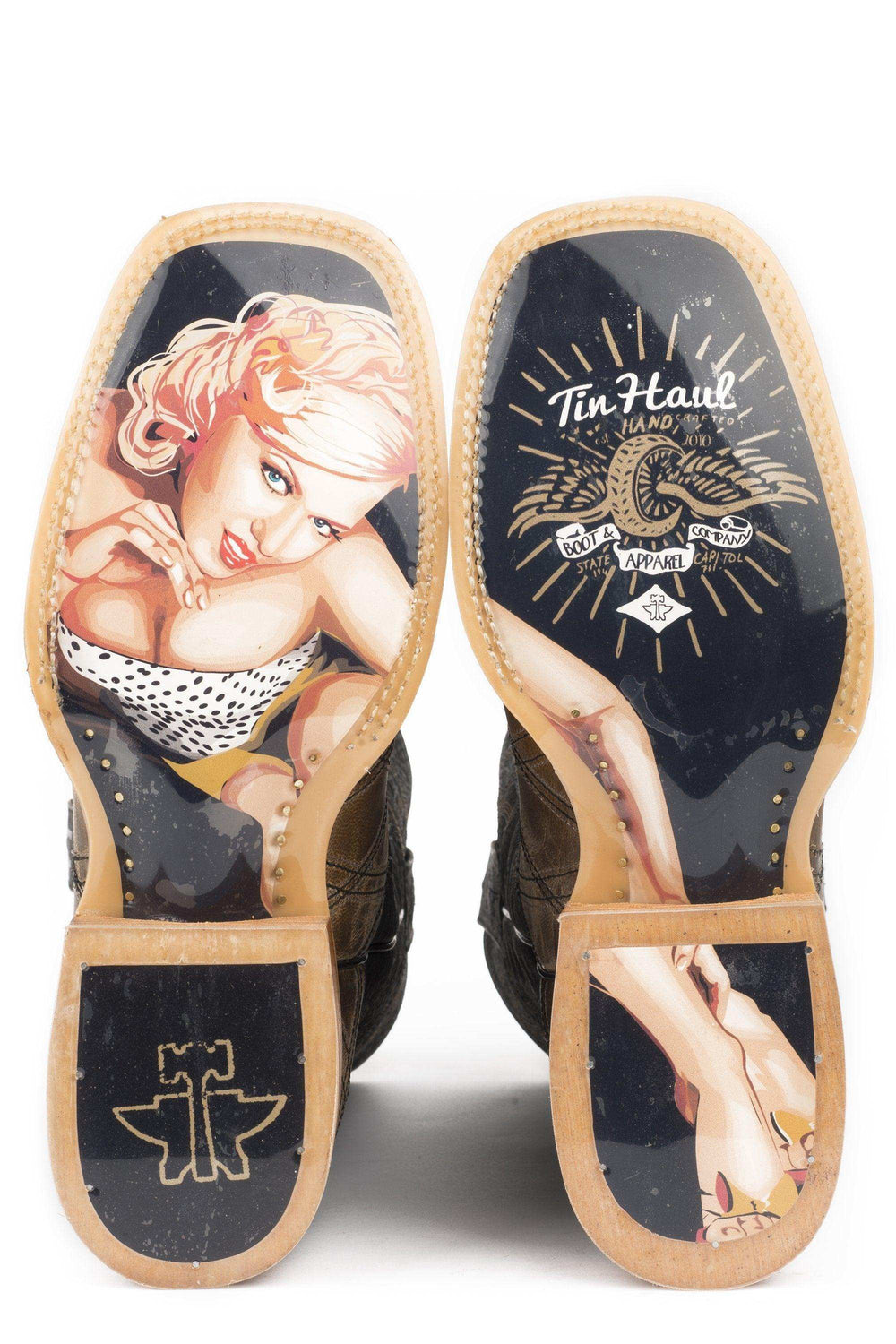 Tin Haul Mens What's Your Angle With Pin Up Girl Sole - Tin Haul - Flyclothing LLC