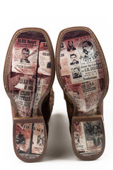 Tin Haul MENS DEAD OR ALIVE WITH WANTED SOLE - Tin Haul - Flyclothing LLC