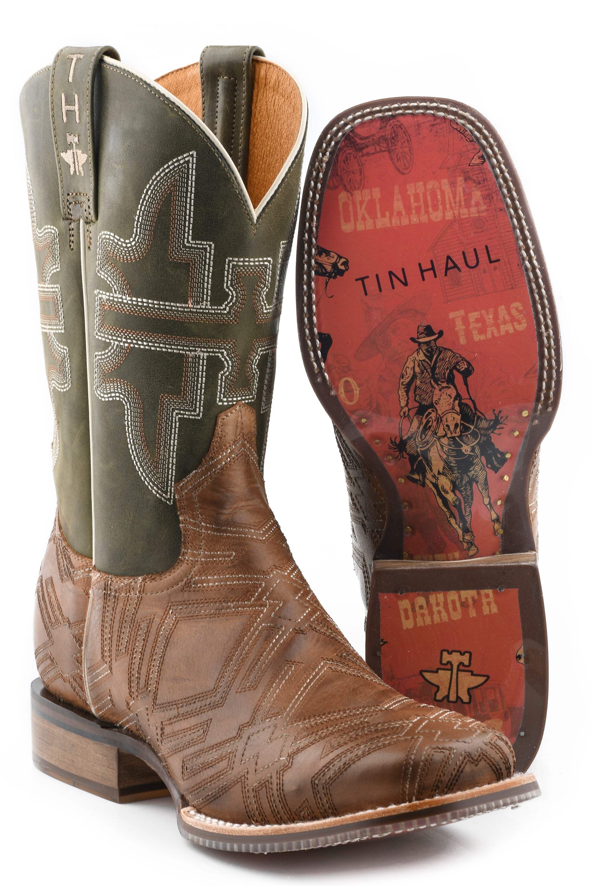 Tin Haul MENS IM IN STITCHES WITH COWBOY HERITAGE SOLE - Tin Haul - Flyclothing LLC