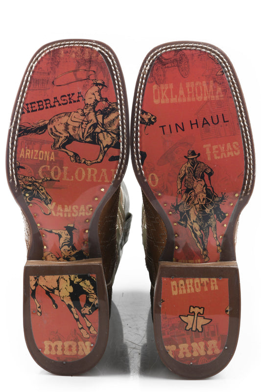 Tin Haul MENS IM IN STITCHES WITH COWBOY HERITAGE SOLE