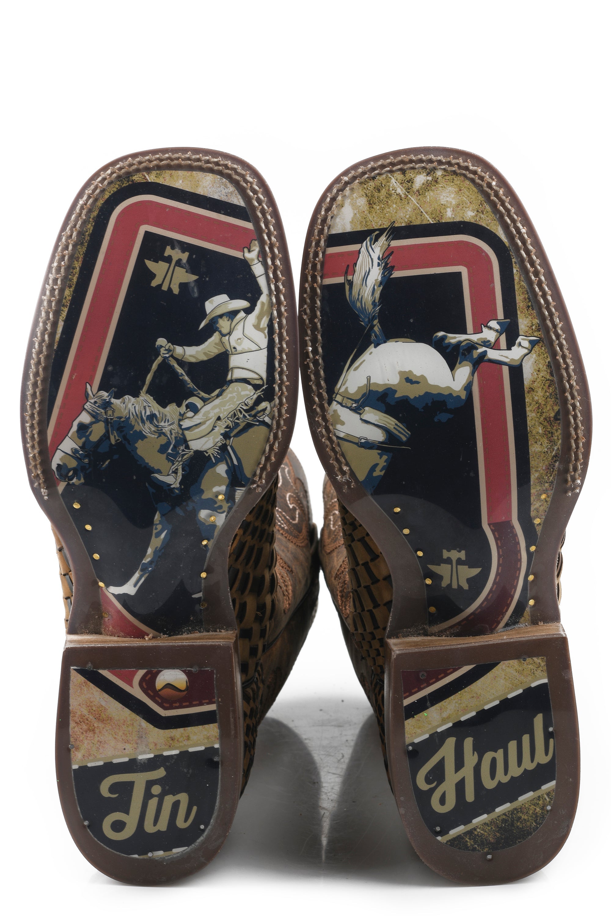 Tin Haul MENS DREAM WEAVER WITH BRONC RIDER SOLE