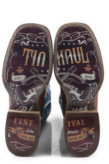 Tin Haul MENS RODEO LIKE A ROCK STAR WITH COUNTRY FESTIVAL SOLE
