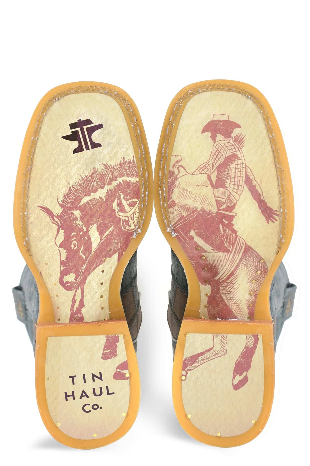 Tin Haul MENS BRICKS AND STONES WITH RIDE EM COWBOY SOLE - Tin Haul - Flyclothing LLC