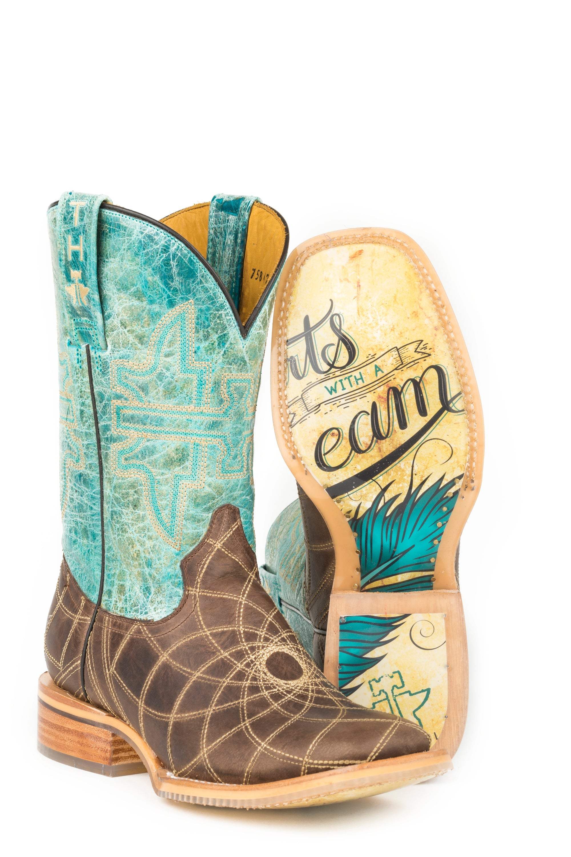 Tin Haul WOMENS DREAMCATCHER WITH START WITH A DREAM SOLE - Tin Haul - Flyclothing LLC
