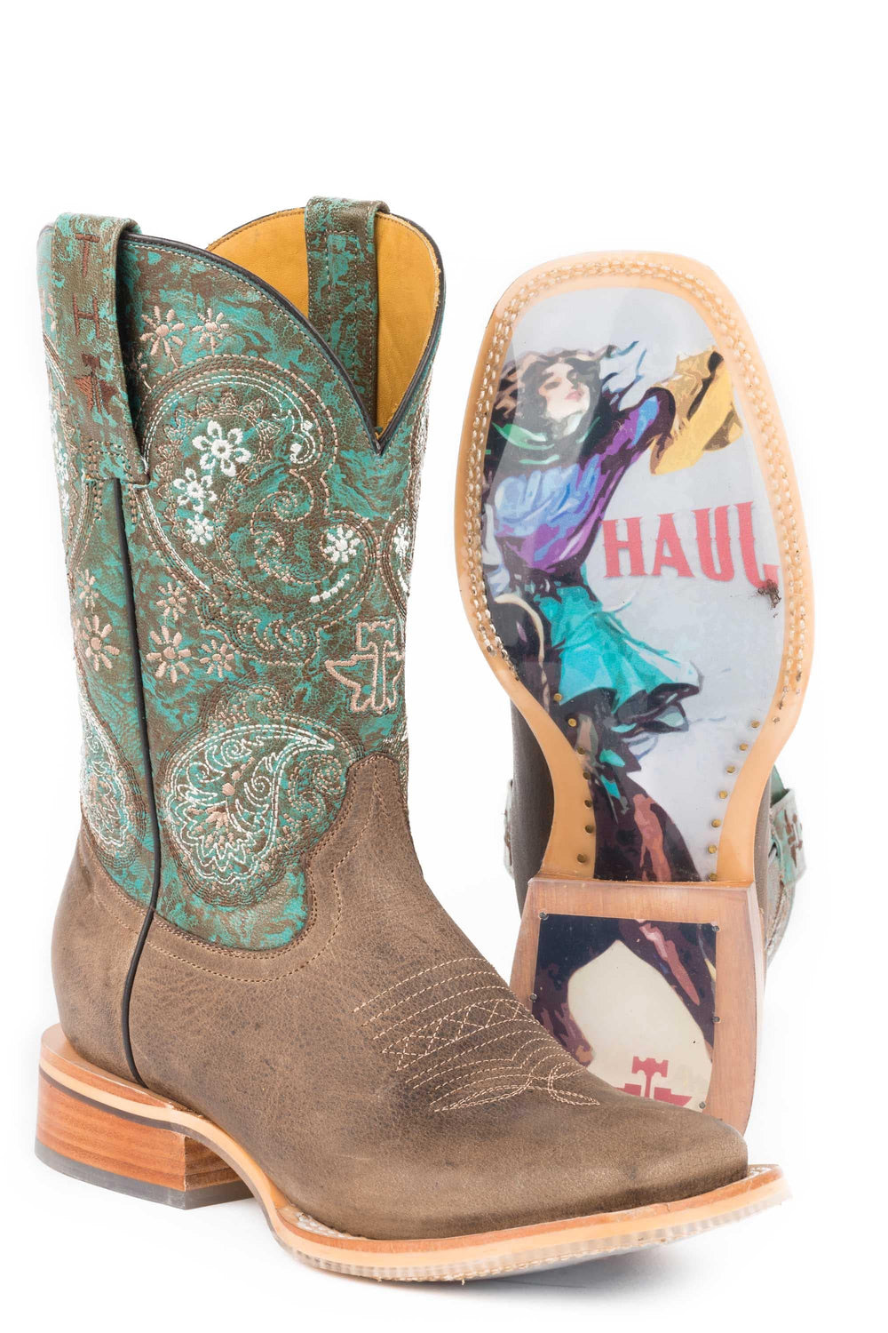Tin Haul WOMENS BAN WITH DAN WITH UH WITH VINTAGE RIDER GIRL SOLE