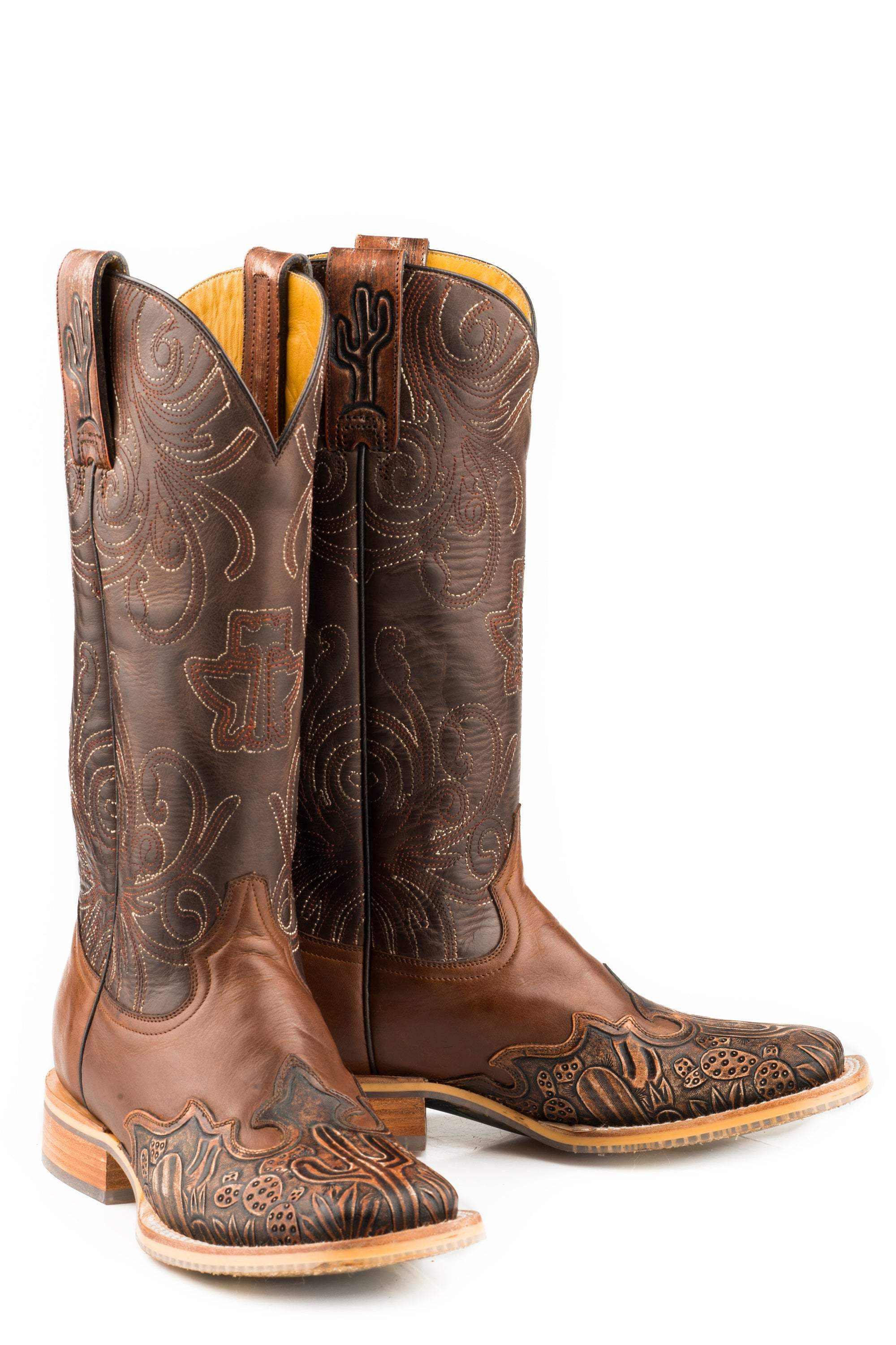 Tin Haul WOMENS CACTOOLED WITH HARD TO HANDLE SOLE - Tin Haul - Flyclothing LLC