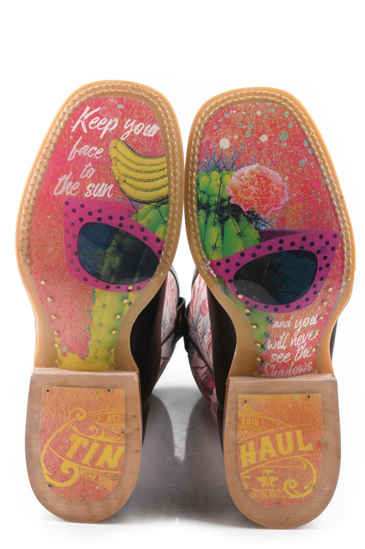 Tin Haul WOMENS PINKTALICIOUS WITH CACTUS SHADES SOLE
