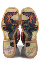 Tin Haul WOMENS SUPER NOVA STAR WITH BULL DOODLES SOLE - Tin Haul - Flyclothing LLC