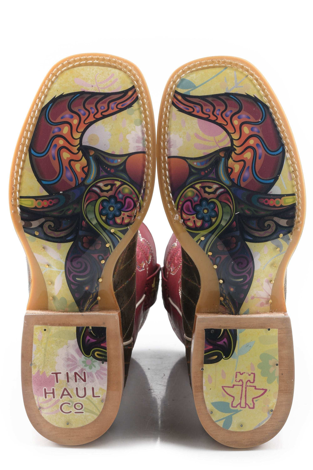 Tin Haul WOMENS SUPER NOVA STAR WITH BULL DOODLES SOLE - Tin Haul - Flyclothing LLC