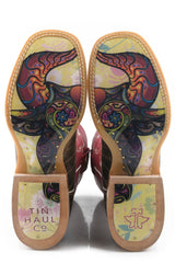 Tin Haul WOMENS SUPER NOVA STAR WITH BULL DOODLES SOLE - Flyclothing LLC