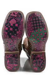 Tin Haul WOMENS PAISLEY QUEEN WITH BANDANA PATCHWORK SOLE - Flyclothing LLC