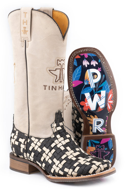 Tin Haul WOMENS HOUNDSTOOTH WITH COWGRL PWR SOLE
