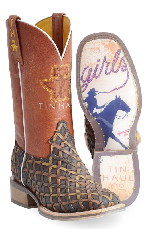 Tin Haul WOMENS WEAVING TIME WITH LONG LIVE COWGIRLS SOLE