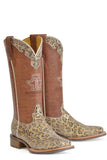 Tin Haul WOMENS GOLDEN CHEETAH WITH FASTEST CAT ALIVE SOLE - Flyclothing LLC