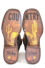 Tin Haul WOMENS PAISLEY PYTHON WITH COUNTRY ROAD SOLE - Tin Haul - Flyclothing LLC