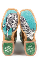 Tin Haul WOMENS YEE WITH HAW WITH PAISLEY CALF SOLE - Tin Haul - Flyclothing LLC
