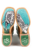 Tin Haul WOMENS YEE WITH HAW WITH PAISLEY CALF SOLE - Tin Haul