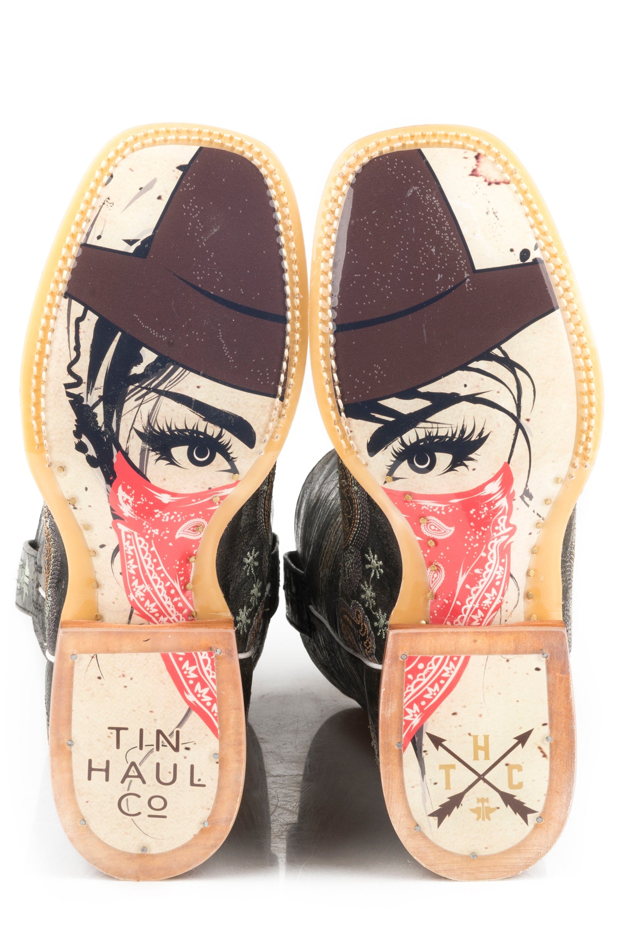 Tin Haul WOMENS BANDANA BANDIT WITH WILD RAG SOLE - Flyclothing LLC