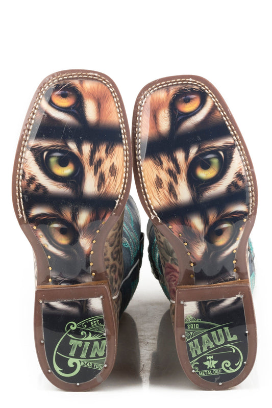 Tin Haul WOMENS WILD FLOWER WITH CAT EYES SOLE - Tin Haul
