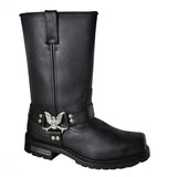 RideTec Men's 13" Harness Zipper Boot Black - RideTecs