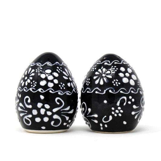 Encantada Handmade Pottery Spice Shakers, Ink - Encantada