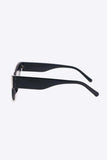 UV400 Rhinestone Trim Cat-Eye Sunglasses - Trendsi - Flyclothing LLC