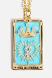 Tarot Card Pendant Stainless Steel Necklace - Trendsi - Flyclothing LLC