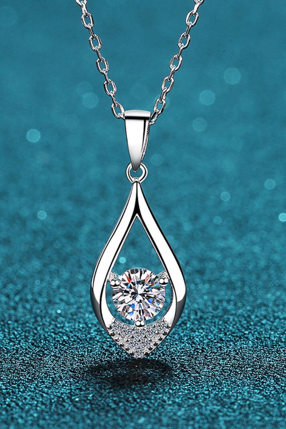 Glamorous Always Moissanite Pendant Necklace - Trendsi