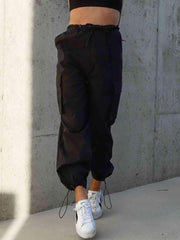 Drawstring Pants with Pockets - Trendsi