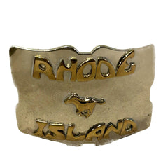 Rockmount Clothing Vintage Rhode Island State Buckle