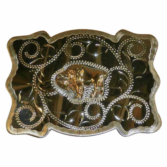 American Bison Western Belt Buckle - Rockmount Clothing