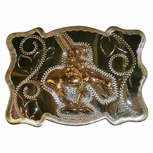 End of the Trail Western Belt Buckle - Rockmount Clothing