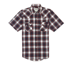 Ely Cattleman Rust Plaid short sleeve plaid shirt - Ely Cattleman