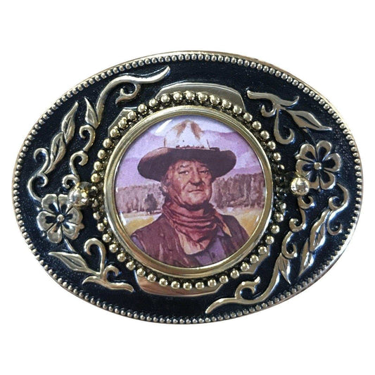 The Duke John Wayne Western Belt Buckle - Rockmount Clothing - Flyclothing LLC