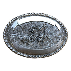 Team Calf Roper Western Belt Buckle - Flyclothing LLC