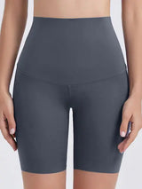 Wide Waistband Sports Shorts - Trendsi - Flyclothing LLC