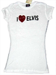 I Love Elvis Tee White - Flyclothing LLC