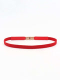 PU Elastic Skinny Belt - Trendsi - Flyclothing LLC
