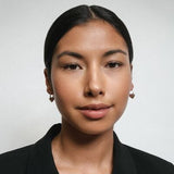 Stainless Steel Heart Lock Drop Earrings - Trendsi