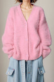 Button Up Dropped Shoulder Cardigan - Trendsi