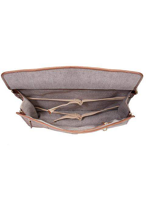 Scully BROWN ROMA OVERNIGHT (H164) - Scully Leather - Flyclothing LLC
