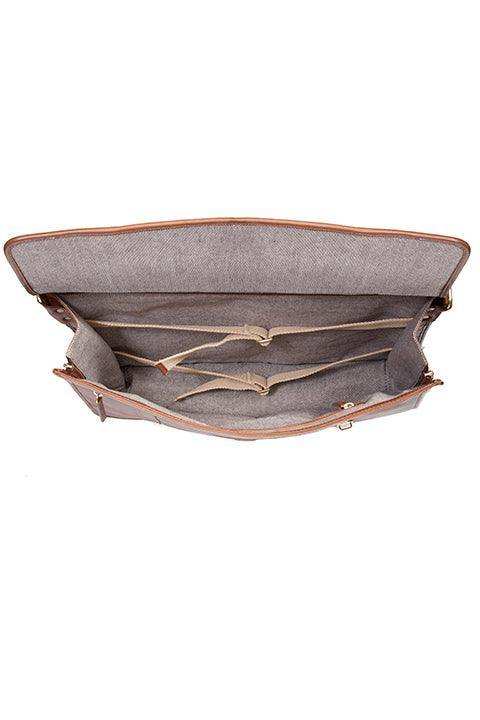 Scully BROWN ROMA OVERNIGHT (H164) - Scully Leather - Flyclothing LLC