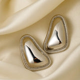 Stainless Steel Stud Earrings - Trendsi - Flyclothing LLC