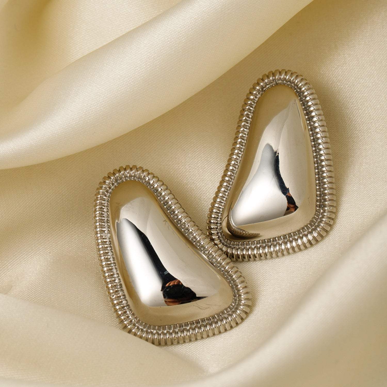 Stainless Steel Stud Earrings - Trendsi - Flyclothing LLC