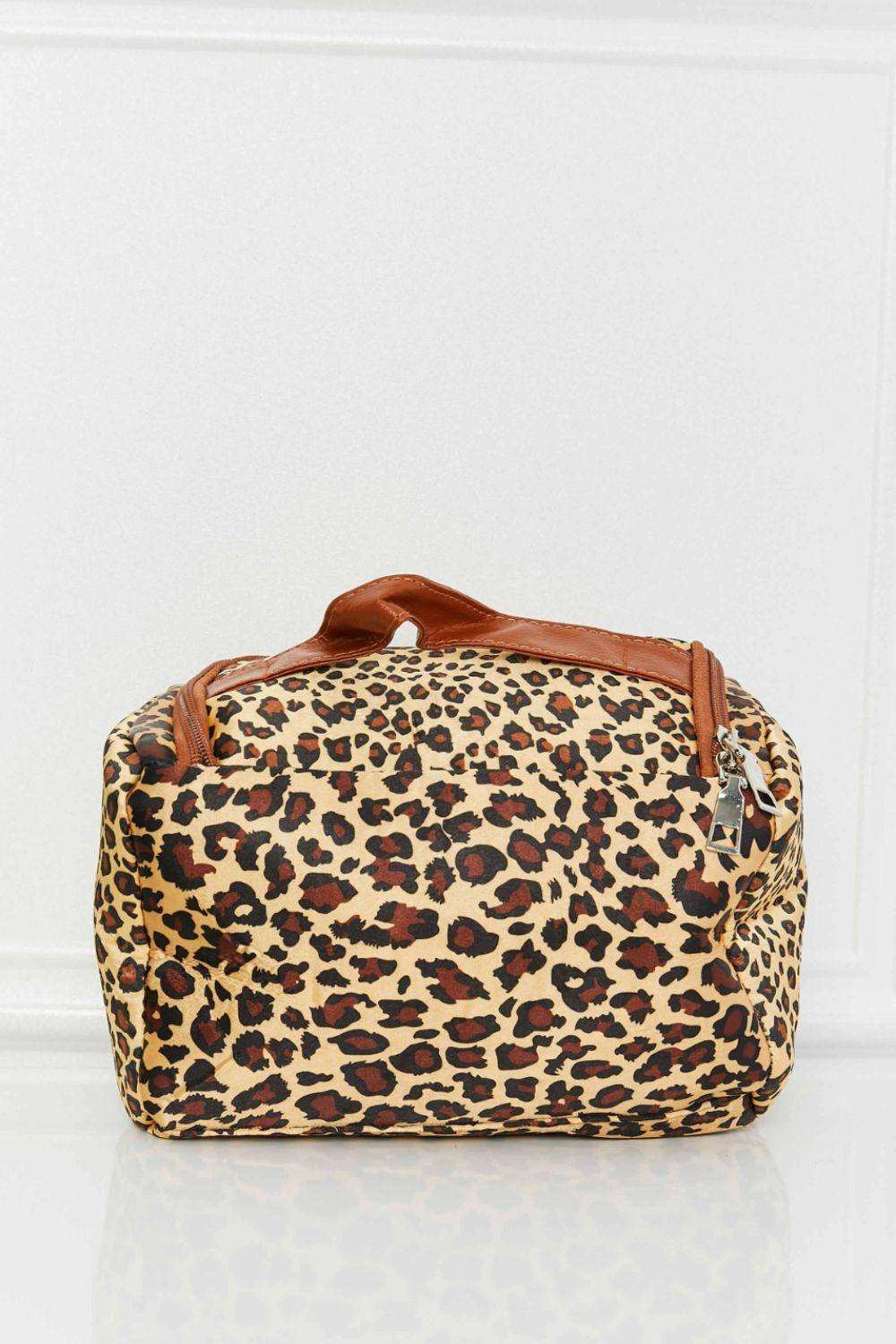 Printed Makeup Bag with Strap - Trendsi - Flyclothing LLC
