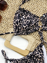 Frill Trill Halter Neck Bikini Set - Trendsi - Flyclothing LLC